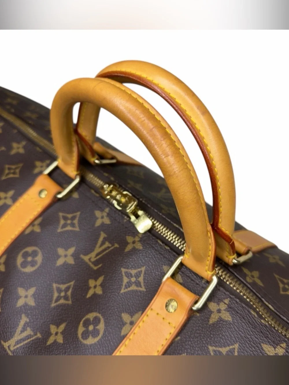 Louis Vuitton KEEPALL 60 Monogram VINTAGE Weekend Duffle Travel Bag + INSERT 🤩